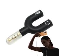 Divisor de Jack de Audio | Adaptador De Jack De 3.5 Mm | Adaptador Divisor de Audio 3.5 mm Tipo U 2 en 1 para Teléfono Tablet Ordenador Escucha Compartida