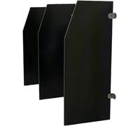 Divisor de madera impermeable para orinario, divisor de baño para baño, para hoteles, baños, fácil instalación, tabique de inodoro