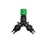Divisor de manguera para grifo, 2 Pack 4-Way Drip Irrigation Splitter, Black, 1/4inch, Garden Hose Connector