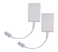 Divisor de microfiltros de Internet de banda ancha con conector BT a ADSL RJ11 (paquete de 2, macho y hembra para módem de línea fija)
