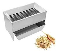 Divisor De Muestras De Semillas De Acero Inoxidable, Divisor De Granos Con 16 Rejillas Y 3 Tolvas, Peso Máximo De 1200 G Y Ancho De Ranura De 12,5 Mm, Separación Uniforme Y Precisa, Para Arroz, Trigo