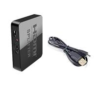 Divisor de pantalla HDMI 4K HD 1 en 2 salidas HDMI divisor 1080P 1X2 HDCP Stripper amplificador de potencia 3D