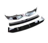 Divisor de Parachoques Apto para BMW X5 G05 M Sport 2019-2022 Separador De Parachoques Delantero para Coche Alerón Protector De Labios Kit De Carrocería 4 Uds.(Glossy Black)
