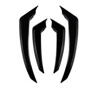 Divisor De Parachoques Delantero De Coche Cubierta Divisora Borde Lateral Embellecedor Para Alfa Romeo Para Stelvio 2017+ Pegatina Para Coche(Black)