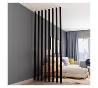 Divisor de pared de madera, postes modernos, separador vertical de habitación para el hogar comercial, divisor extraíble de suelo a techo, paquete de 10