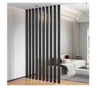 Divisor de pared de madera, postes modernos, separador vertical de habitación para el hogar comercial, divisor extraíble de suelo a techo, paquete de 10