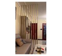 Divisor de pared de metal extra alto, columna modular de privacidad de suelo a techo sin taladro, para oficina y hogar, solución de ahorro de espacio, separación temporal