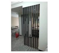 Divisor de pared de metal extra alto, poste modular de suelo a techo sin taladrar para oficina y hogar, solución de privacidad temporal que ahorra espacio