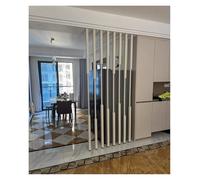 Divisor de pared de metal, poste divisor modular de suelo a techo, columna de pared de privacidad temporal extra alta para oficina y hogar, ahorra espacio