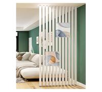 Divisor de pared de suelo a techo, listones de aleación de aluminio, pantalla moderna para decoración de sala de estar, oficina y restaurante, 100 cm, diseño de columna de 7 raíces