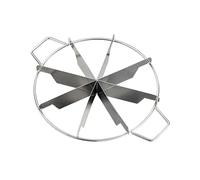 Divisor de pastel - Cortador circular, cortador de pizza | Herramienta de acero inoxidable con 6 7 8 Equal Portions, Multi Blade Pastry Cutting Utensil para hornear cocina, postre de para