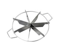 Divisor de pastel - Cortador circular, cortador de pizza | Herramienta de acero inoxidable con 6 7 8 Equal Portions, Multi Blade Pastry Cutting Utensil para hornear cocina, postre de para