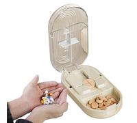Divisor De Pastillas - Pastillas Divisor De Medicamentos Cortador | Donante Portátil Y Preciso, Con Soporte Y Contenedor De Almacenamiento Para Suplementos De Proteína De Medicamento De Voy Proteína