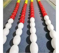 Divisor de piscina Juego de cuerdas Divisor de seguridad Juego de cuerdas Parque acuático y playa Protección UV Cuerda flotante Tipo de rugby flotabilidad(134.51ft/41M)