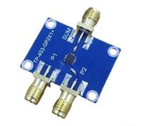 Divisor de potencia RF de 2 vías, 5-8000 MHz, divisor coaxial de baja pérdida de inserción para TV vía satélite, combinador de antena de alta estabilidad, tamaño pequeño, color azul