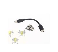 Divisor de Potencia Tipo C 1 en 2 Salidas Módulo USB Conectar y Usar Adaptador de Carga para Duales Dispositivos
