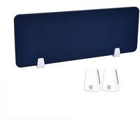 Divisor de privacidad de Escritorio, Panel acústico Independiente, divisores a Prueba de Sonido Que reducen el Ruido for Oficina, Escuela(Navy Blue,30X80CM)