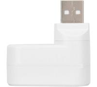 Divisor de puerto USB, concentrador USB para laptop, puertos USB, USB 2.0 mini divisor giratorio adaptador para PC, portátil, color blanco