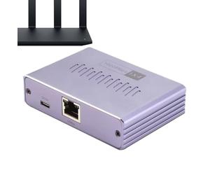 Divisor de Red | Divisor WiFi 1 4 Salidas,Transmisión de Datos 1000 Mbps Plug and Play Suministros para Router en Hogar Sala de Estar Dormitorio Sala de Reuniones