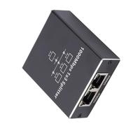 Divisor de red Gigabit de 2, 3 y 4 puertos, velocidad rápida, 1000 Mbps, divisor de transferencia de datos para computadoras y consolas de juegos