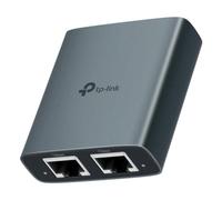 Divisor de red TP-Link EH210 1 a 2 Gigabit Ethernet Negro Metal
