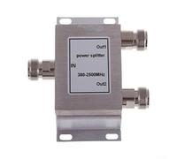 Divisor de RF hembra N 1-en-2 380-2500MHz 50 ohmios | Rango de 380 - 2500 MHz, salida 1 a 2, impedancia de 50 ohmios, ideal para comunicaciones e iluminación
