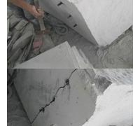 Divisor de roca de acero corrugado de 30 mm para dividir a mano granito, mármol, hormigón, basalto y piedra dura, cincel de mampostería resistente