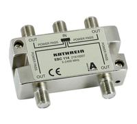 Divisor de señal Kathrein EBC 114 para cable coaxial 5-2400 MHz Plata