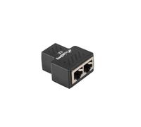 Divisor de señal Lanberg ADS-RJ45-2RJ45-OS Negro 1xRJ-45 a 2xRJ-45 Hembra