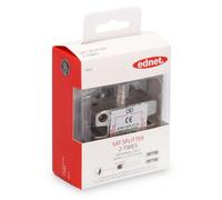 Divisor de señal para cable coaxial Digitus 2 vías F 5-2400 MHz metálico