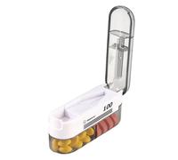 Divisor de tabletas - Accesorios ajustables para cortar medicamentos - Trituradora de tabletas | para personas mayores, pacientes, viajeros, estudiantes, conciencia de la salud, viajes, negocios