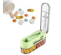 Divisor de tabletas - Dispositivo de corte ajustable de medicamentos - Trituradora de tabletas, para personas mayores, pacientes, cuidadores, profesionales, conciencia de la salud, viajes, negocios,