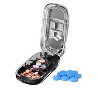 Divisor De Tabletas | Divisor De Píldoras | Divisor De Drogas Profesional Ajustable | Necesidades Diarias Para Medicamentos En Casa, Correr, Viajes, Perro, Mascota, Exterior, Fitness, Deportes, F