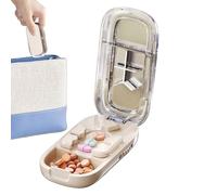 Divisor De Tabletas | Divisor De Píldoras | Divisor De Drogas Profesional Ajustable | Necesidades Diarias Para Medicamentos En Casa, Correr, Viajes, Perro, Mascota, Exterior, Fitness, Deportes, F