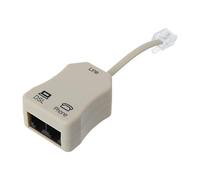 Divisor de teléfono RJ11 adaptador ADSL módem teléfono teléfono fax divisor en línea separador