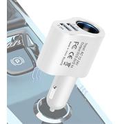 Divisor de toma de corriente, enchufe de adaptador de coche - 12 V/24 v cargador de coche teléfono celular | Toma de carga doble rápida, cargador de teléfono multifuncional inteligente para automóvil