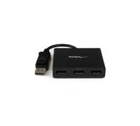 Divisor de video - STARTECH - Divisor multi-pantallas DisplayPort a 3x DisplayPort - Caja de plástico