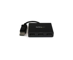 Divisor de video - STARTECH - Divisor multi-pantallas DisplayPort a 3x DisplayPort - Caja de plástico