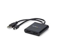 Splitter MST - StarTech.com MSTMDP122DP Splitter Multiplicador Mini DP 2 puertos DisplayPort Hub MST