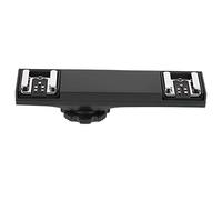 Divisor de Zapata Dual, Divisor de Zapata para cámara SLR de hasta 3 kg, Soporte de Barra de extensión de Zapata para videocámara con cámara SLR (Exclusively for Canon)
