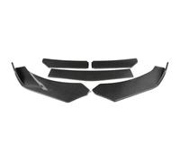 Divisor Delantero para Benz 4/5PCS Universal Coche Parachoques Delantero Labio Cuerpo Kit Spoiler Canard Splitter Difusor Divisor Spoilers Delanteros(5PC Carbon Fiber)