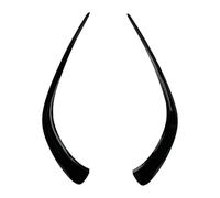 Divisor Delantero para Benz para CLA C118 para AMG 2020 2021 Parachoques Delantero Cubierta Ventilación Aire Lámpara Alerón Divisor Admisión Labio(Glossy Black)