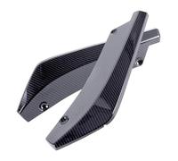 Divisor Delantero Tira Parachoques Delantero Y Trasero Universal para Coche Difusor Alerón Divisor Protector Arañazos Winglets Extensión Falda Lateral Alerón Delantero(Carbon Fiber)