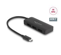 Divisor Delock USB Type-C™ (modo DP Alt) a 3 x DisplayPort, MST 4K 60 Hz