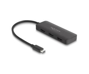 Divisor Delock USB Type-C™ (modo DP Alt) a 3 xHDMI MST 4K 60Hz