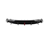 Divisor Difusor Los Alerón Trasero para Tesla para Model 3 para Highland 2024 2025 Alerón Difusor De Labio Parachoques Trasero Coche con Luz Piloto LED(Matte Black)