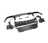 Divisor Difusor Los Alerón Trasero para X4 para G02 para LCI 2022-2024 para difusor de Parachoques Trasero alerón difusor Cola terminales de Escape