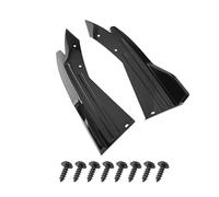 Divisor Difusor Los Alerón Trasero Parachoques Trasero Universal Alerón Divisor Protector De Falda Lateral Embellecedor ala Accesorios Sintonización(Negro)