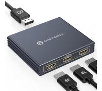 Divisor DisplayPort a HDMI para adaptador de monitor múltiple 4K a 60Hz divisor DisplayPort 1 en 3 salidas para 3 monitores HDMI compatible con modo extendido en Windows solo para dispositivos de