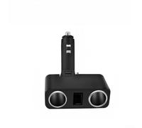 Divisor dual del poder del coche del USB 120W con la lectura del voltaje en tiempo real y la protección contra la sobretensión para la compatibilidad amplia del vehículo